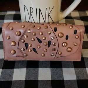 Patricia nash italian leather wallet dusty mauve